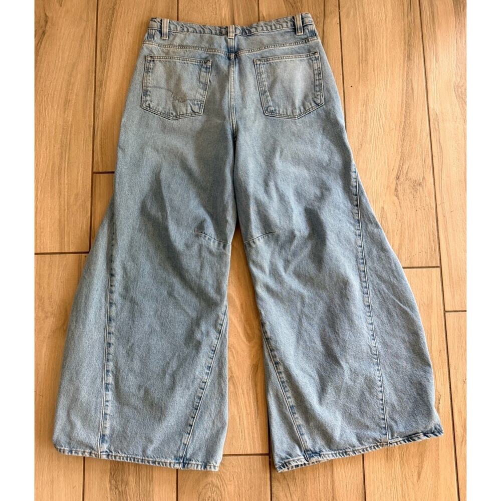 Free People Eden High Slouchy Jeans We The Free Slouchy Homefree Blue 30 - Picture 7 of 7
